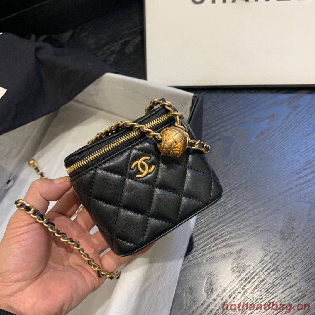 Chanel Original Small classic chain box handbag AP1447 black