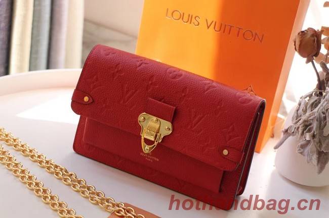 Louis vuitton VAVIN CHAIN WALLET M67841 red