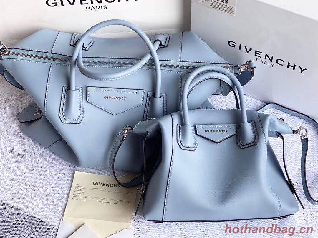 GIVENCHY Original Leather Shoulder Bag 63188 sky Blue