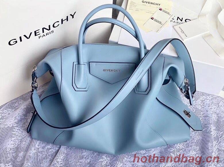 GIVENCHY Original Leather Shoulder Bag 63188 sky Blue