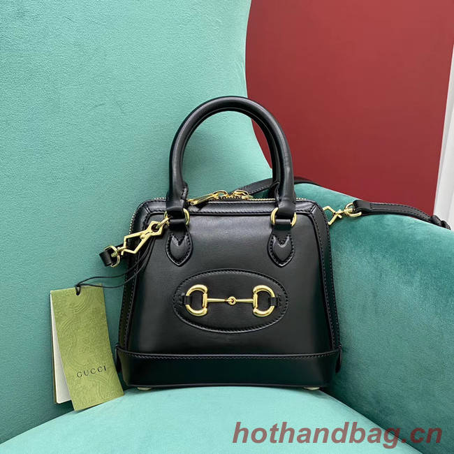 Gucci Horsebit 1955 mini top handle bag 640716 black