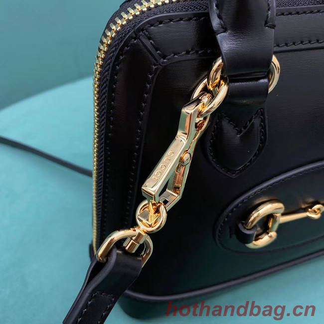 Gucci Horsebit 1955 mini top handle bag 640716 black