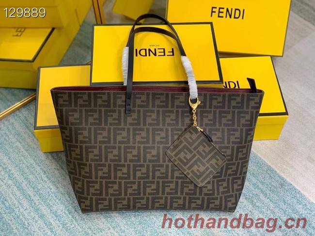 FENDI fabric bag 69555 Burgundy