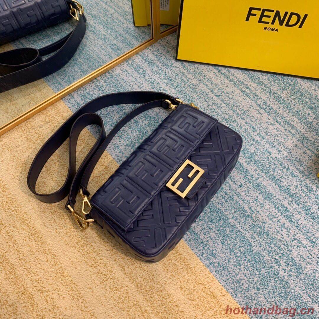  FENDI BAGUETTE Mini Shoulder Bag 8BS017 dark blue