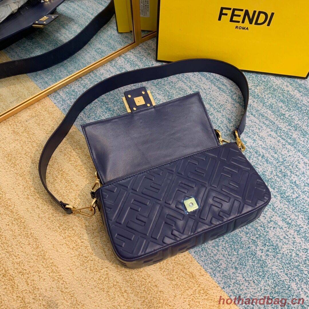  FENDI BAGUETTE Mini Shoulder Bag 8BS017 dark blue