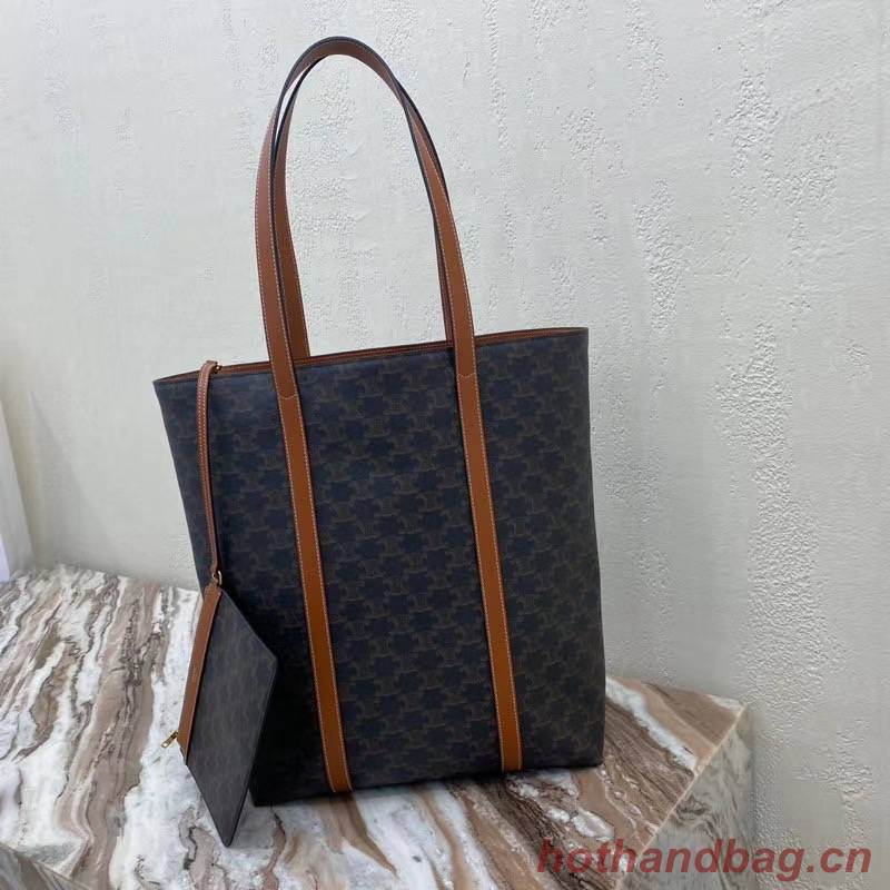 CELINE LARGE BAG IN TRIOMPHE CANVAS 201229