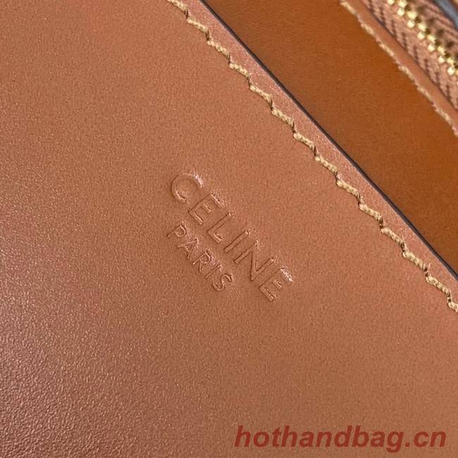 Celine BUCKET BAG IN SHINY CALFSKIN 193043 brown