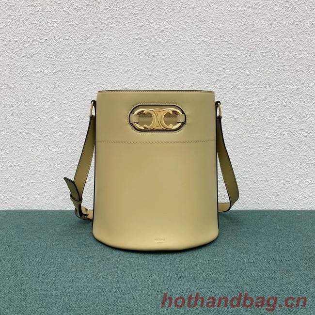 Celine BUCKET BAG IN SHINY CALFSKIN 193043 cream