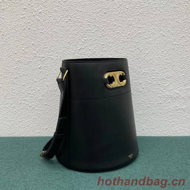 Celine BUCKET BAG IN SHINY CALFSKIN 193043 black