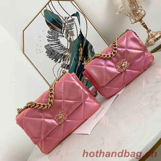 Chanel 19 flap bag AS1160 Pink