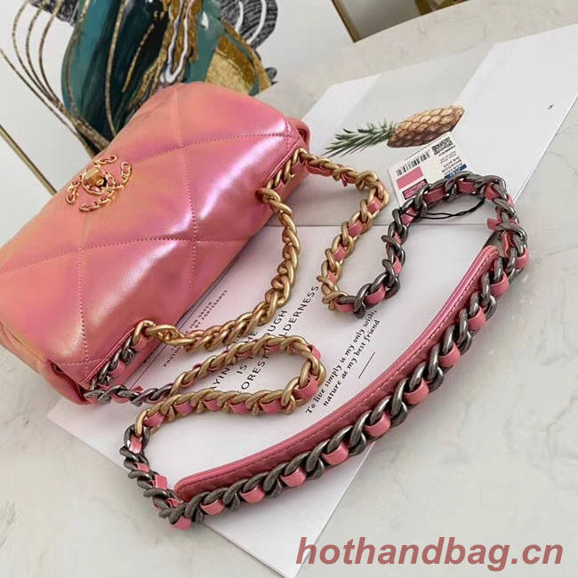 Chanel 19 flap bag AS1160 Pink