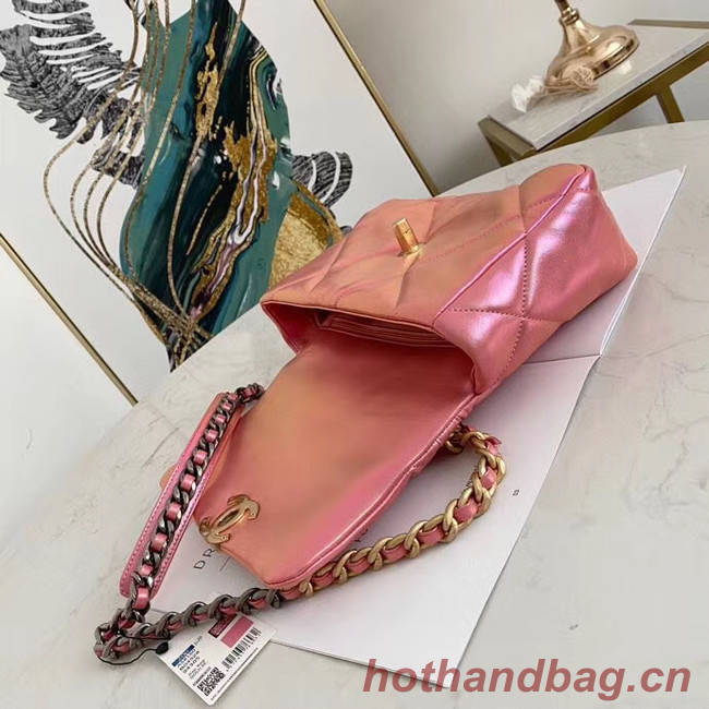 Chanel 19 flap bag AS1160 Pink