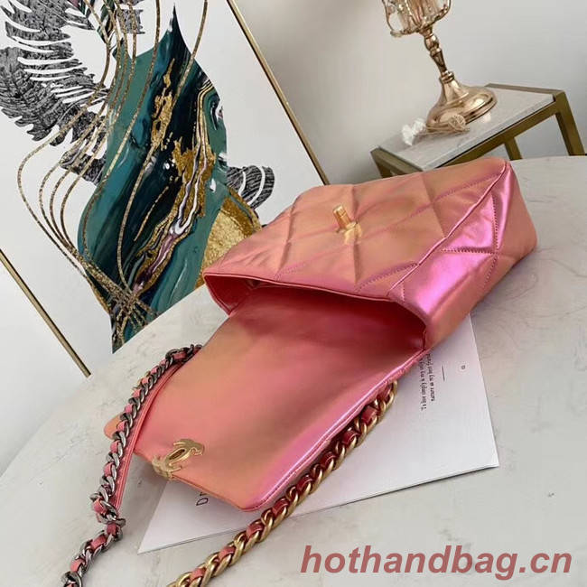 Chanel 19 flap bag AS1161 Pink