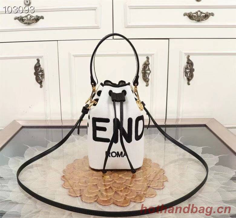 FENDI Original Leather mini-bag 8BS010 FD6588 White