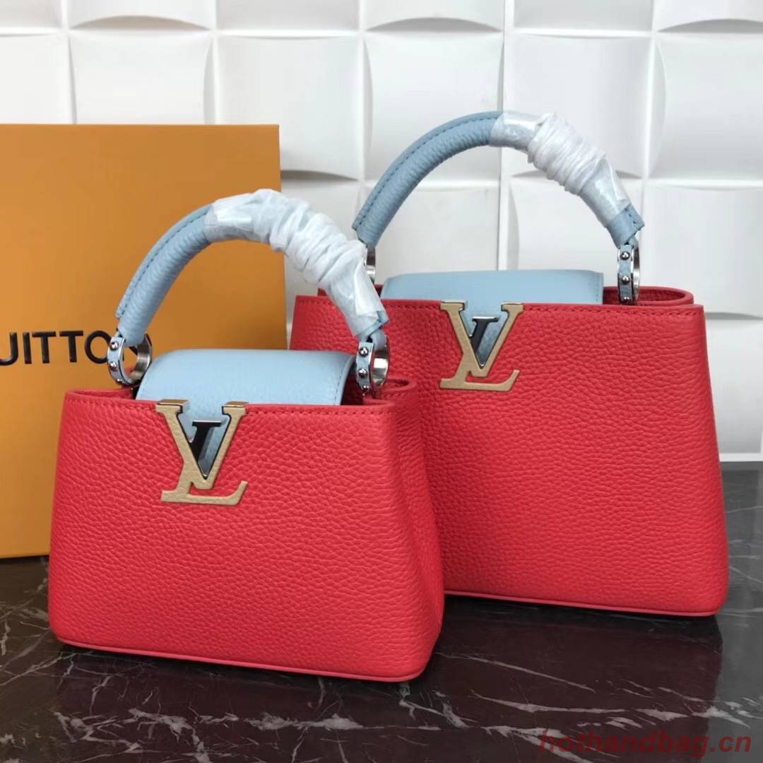 Louis Vuitton CAPUCINES PM M57519 red&blue