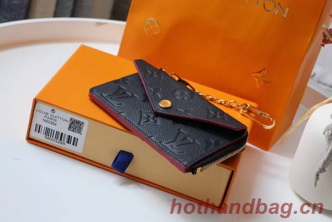 Louis Vuitton Original Monogram Empreinte Wallet M69421 Navy Blue