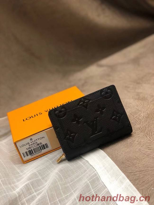 Louis Vuitton Original Monogram Empreinte CLEA WALLET M80152 black