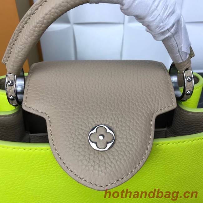 Louis Vuitton CAPUCINES PM M57519 yellow&grey