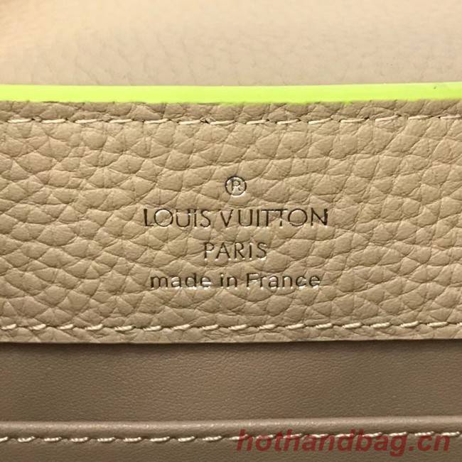 Louis Vuitton CAPUCINES PM M57519 yellow&grey