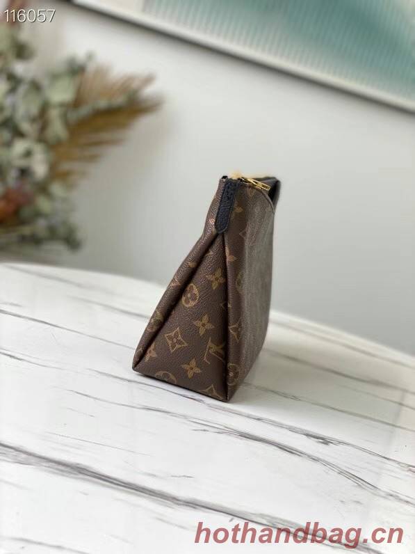 Louis Vuitton Original Monogram Canvas Zipper Clutch bag M64125 black