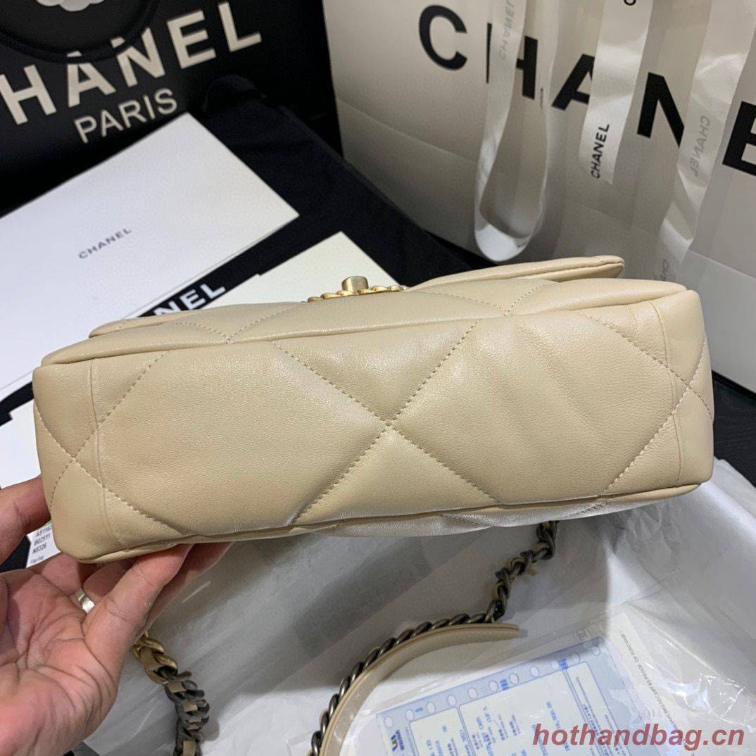 Chanel 19 flap bag AS1160 AS1161 AS1162 Nude