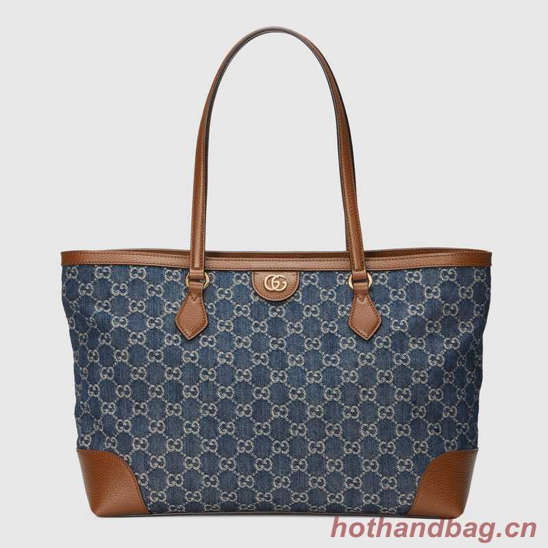 Gucci Ophidia GG medium tote 631685 Dark blue