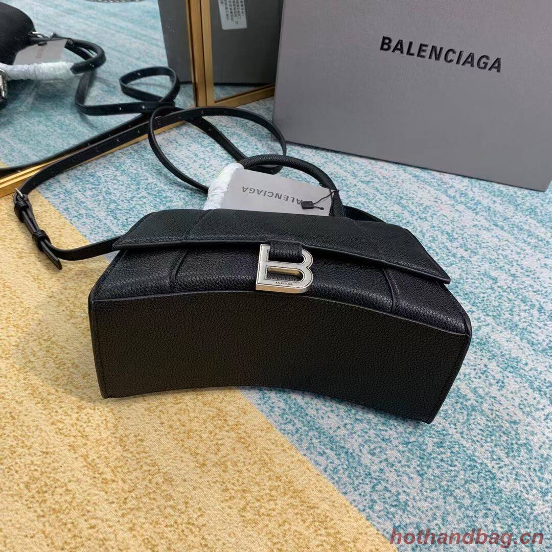 Balenciaga HOURGLASS SMALL TOP HANDLE BAG B108895 black