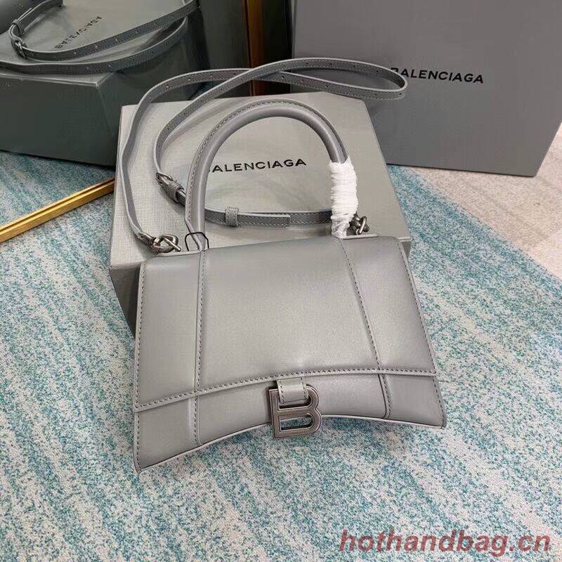 Balenciaga HOURGLASS SMALL TOP HANDLE BAG B108895-1 grey 