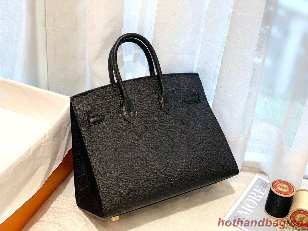 Hermes Birkin 25CM Epsom Bag Original Leather H25E Black