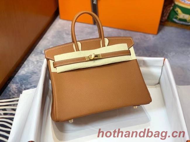 Hermes Birkin 25CM Epsom Bag Original Leather H25E brown