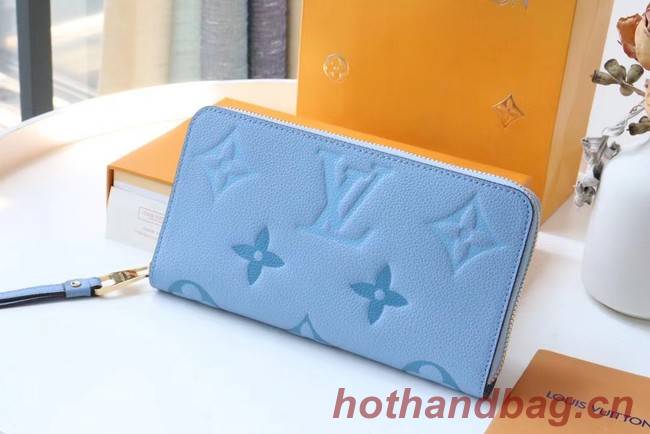 Louis Vuitton ZIPPY WALLET M80403 blue