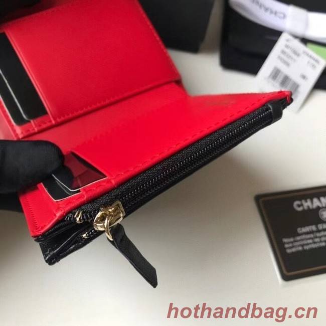 CHANEL 19 Wallet AP1064 black