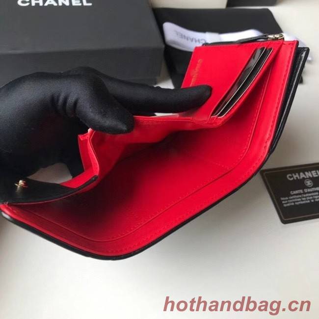 CHANEL 19 Wallet AP1064 black