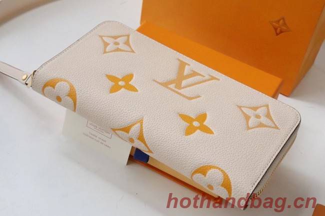 Louis Vuitton ZIPPY WALLET M80403 Cream&Saffron