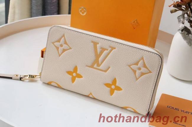 Louis Vuitton ZIPPY WALLET M80403 Cream&Saffron