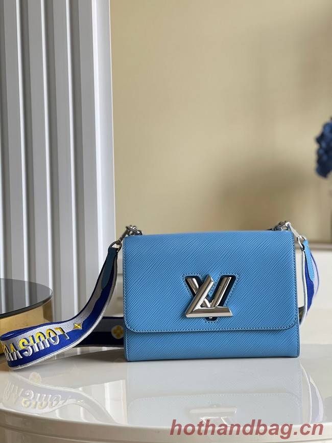 Louis Vuitton TWIST MM M57505 Bleuet Blue