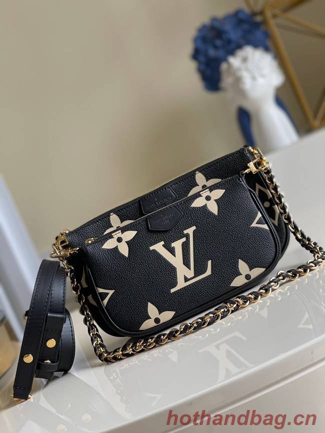 Louis Vuitton MULTI POCHETTE ACCESSOIRES M45777 Black&Cream