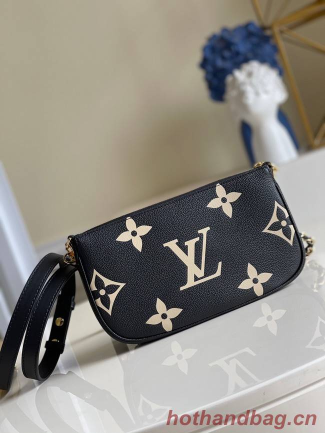 Louis Vuitton MULTI POCHETTE ACCESSOIRES M45777 Black&Cream