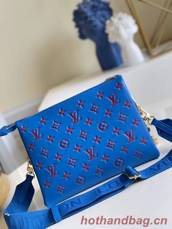 Louis Vuitton COUSSIN PM M58628 blue&red