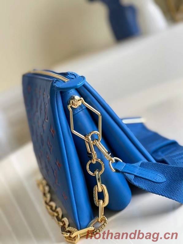 Louis Vuitton COUSSIN PM M58628 blue&red