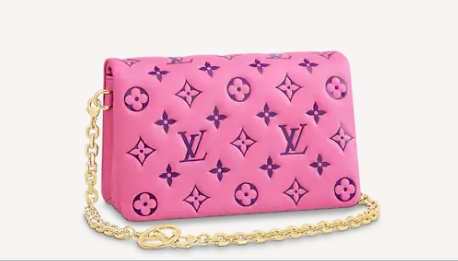 Louis Vuitton POCHETTE COUSSIN M80745 Pink & Purple