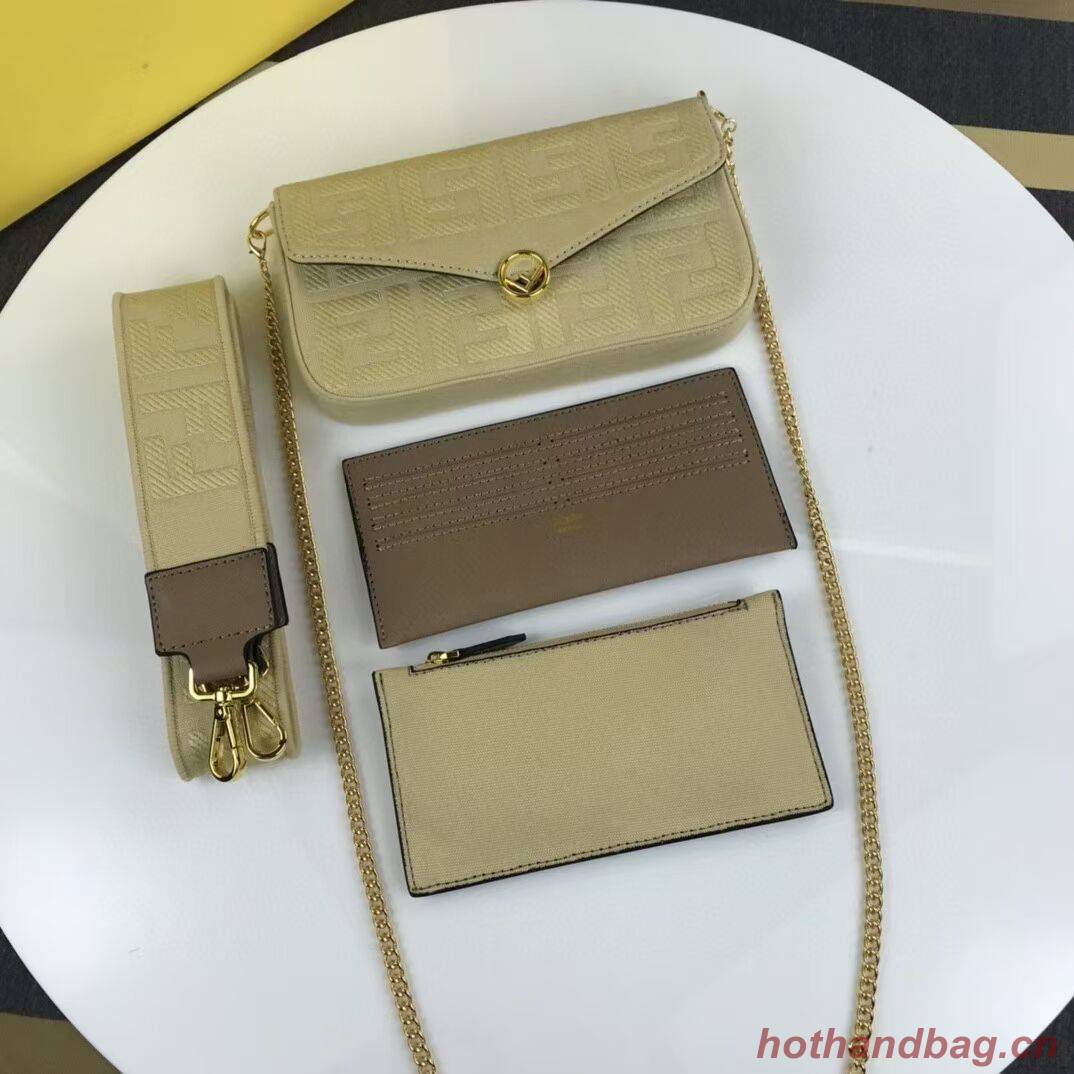 FENDI fabric bag F1230 beige