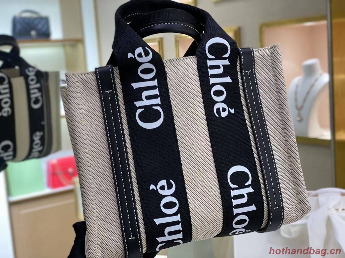 Chloe Cloth & leather 6C027 black