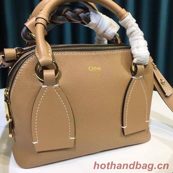 Chloe Original Calfskin Leather Bag 6C081 Apricot