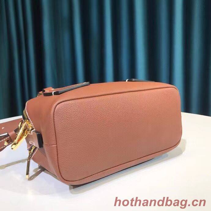 Chloe Original Calfskin Leather Bag 6C081 brown