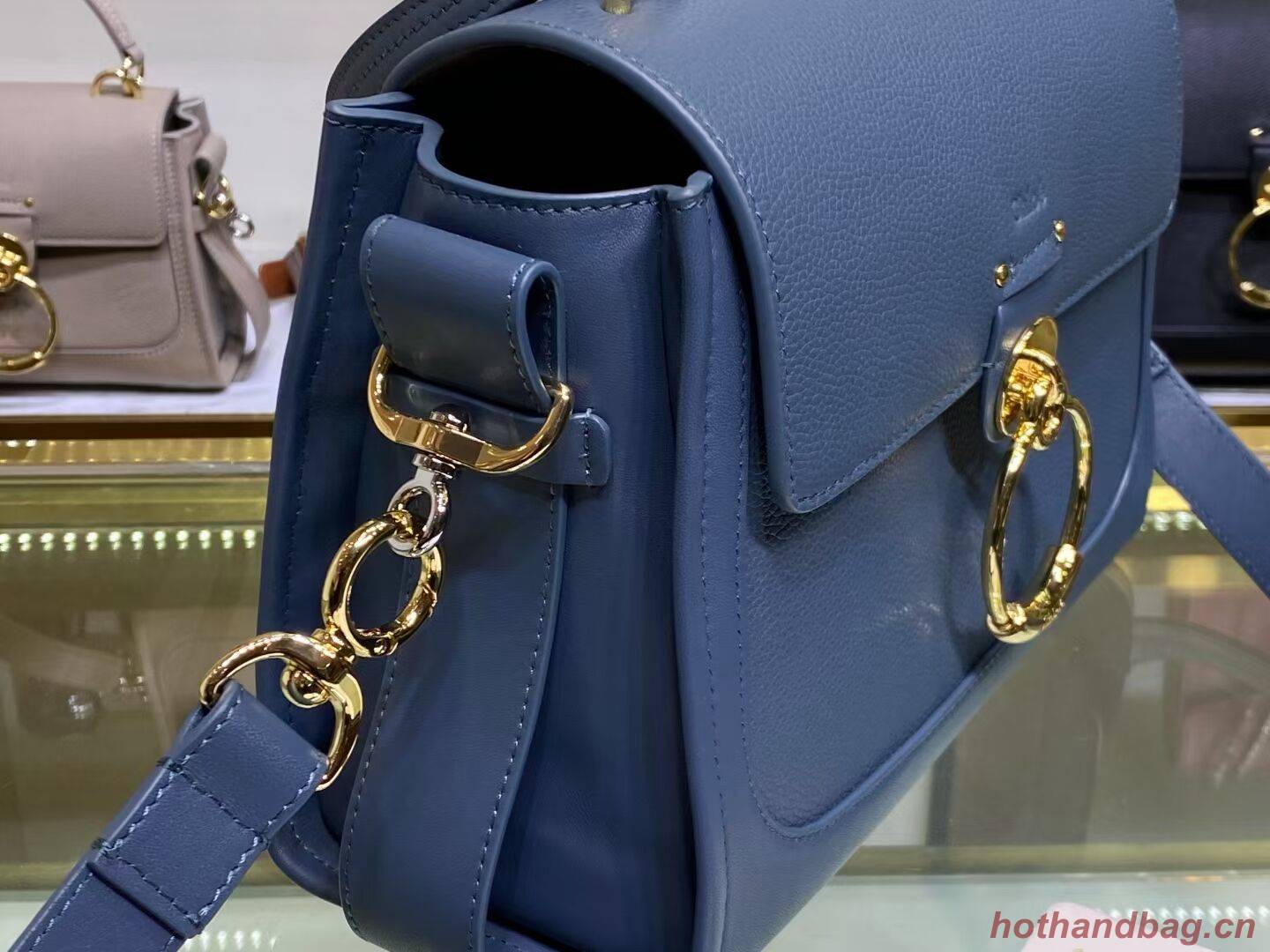 Chloe Original Calfskin Leather Bag C1142L blue