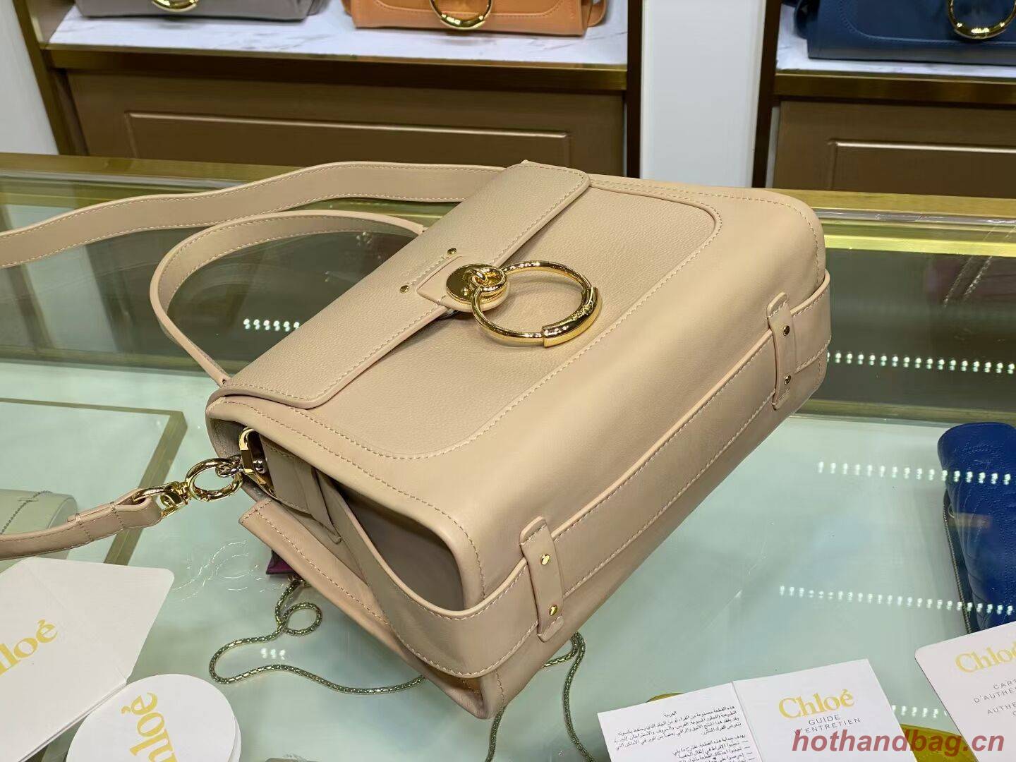 Chloe Original Calfskin Leather Bag C1142L cream