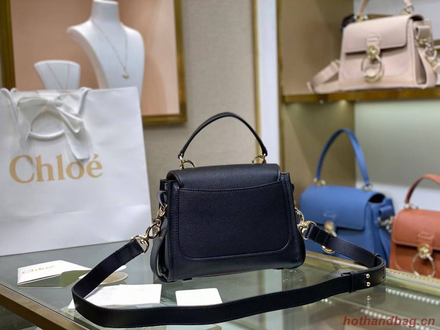 Chloe Original Calfskin Leather Bag C1143S black