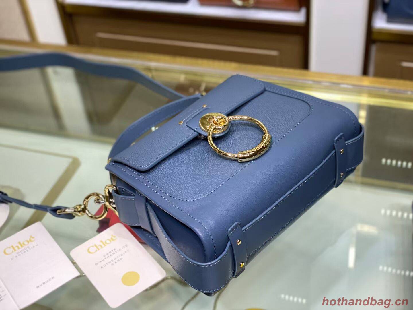 Chloe Original Calfskin Leather Bag C1143S blue