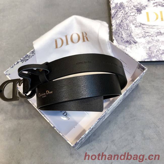 Dior Calf Leather Belt 35MM 2659 black